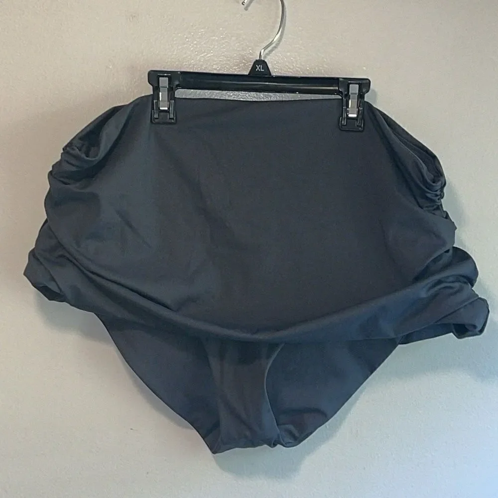 EXCELLENT CONDITION SIZE 4X SKIMS SCULPTING SWIM FOLDOVER RUCHED BIKINI BOTTOMS